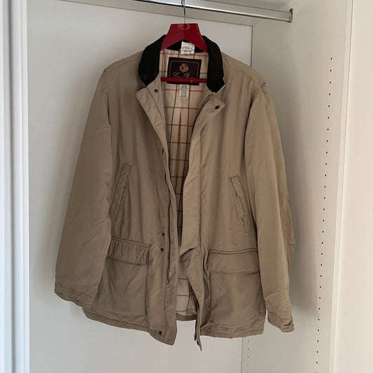 Loro Piana Barrage rain coat Jacket Horsey XXL
