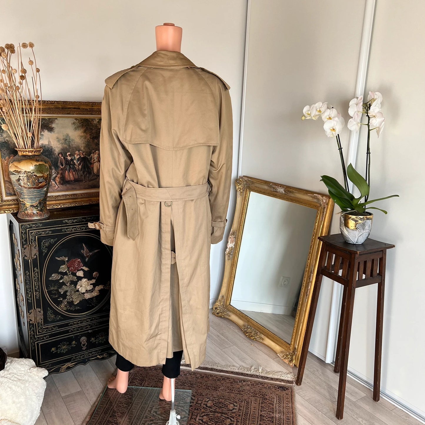 Burberry - Trenchcoat Beige - L 40 XL 42 - Vintage