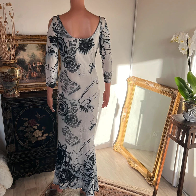Roberto Cavalli - Maxi Dress - 42 XL - Vintage 2003