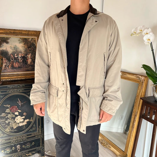 Loro Piana Barrage rain coat Jacket Horsey XXL