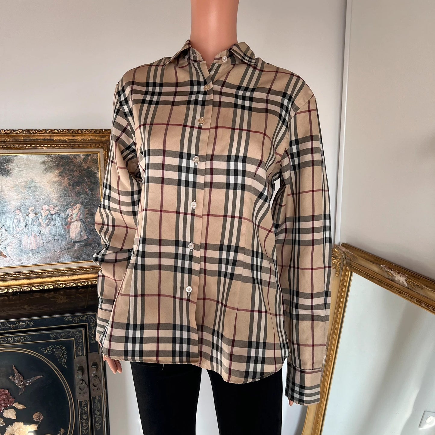 Burberry - Chemise - L 40 - Tartan