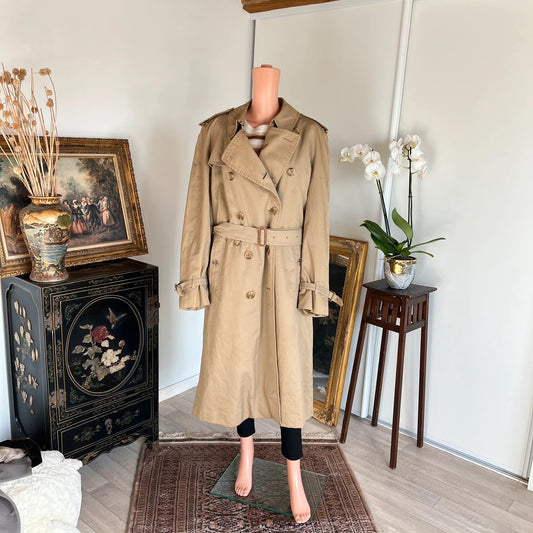 Burberry - Trenchcoat Beige - L 40 XL 42 - Vintage