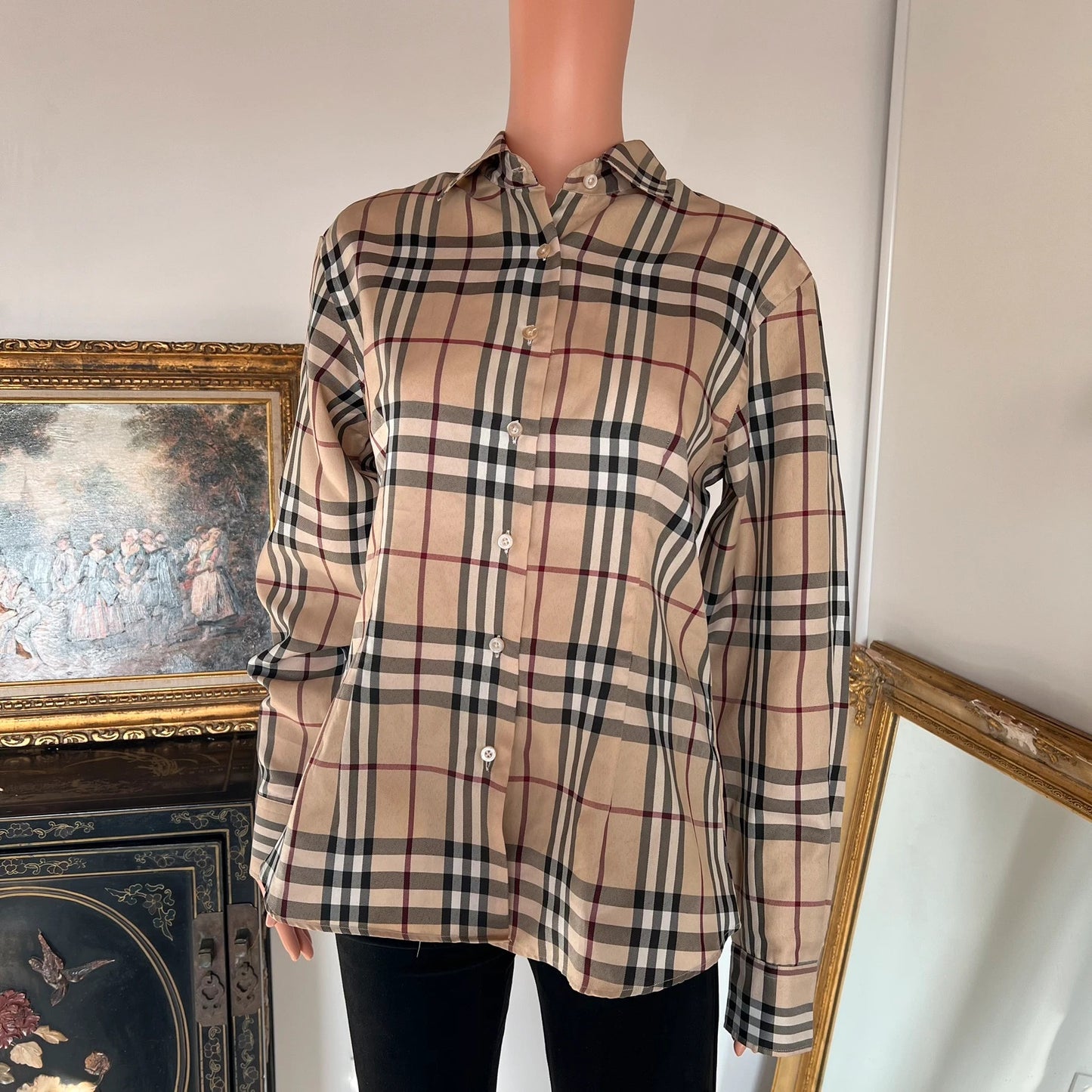 Burberry - Chemise - L 40 - Tartan