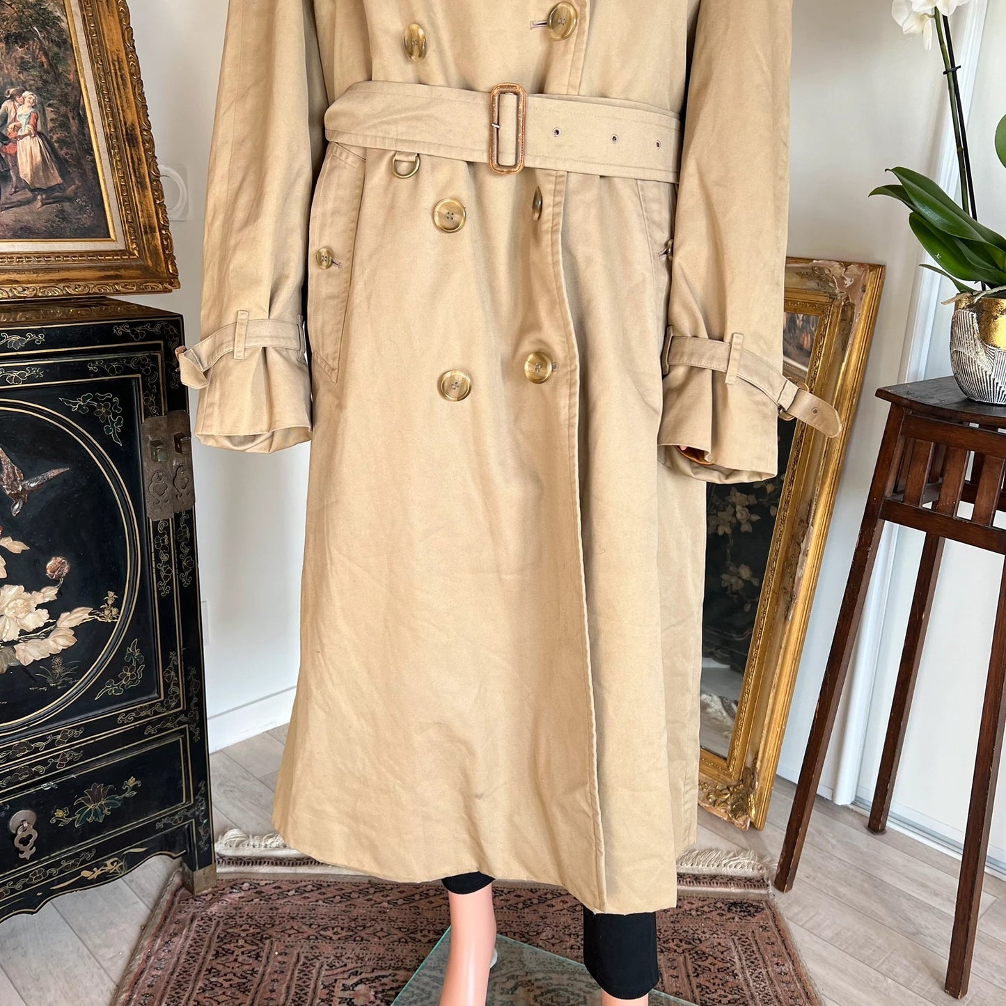 Burberry - Trenchcoat Beige - L 40 XL 42 - Vintage