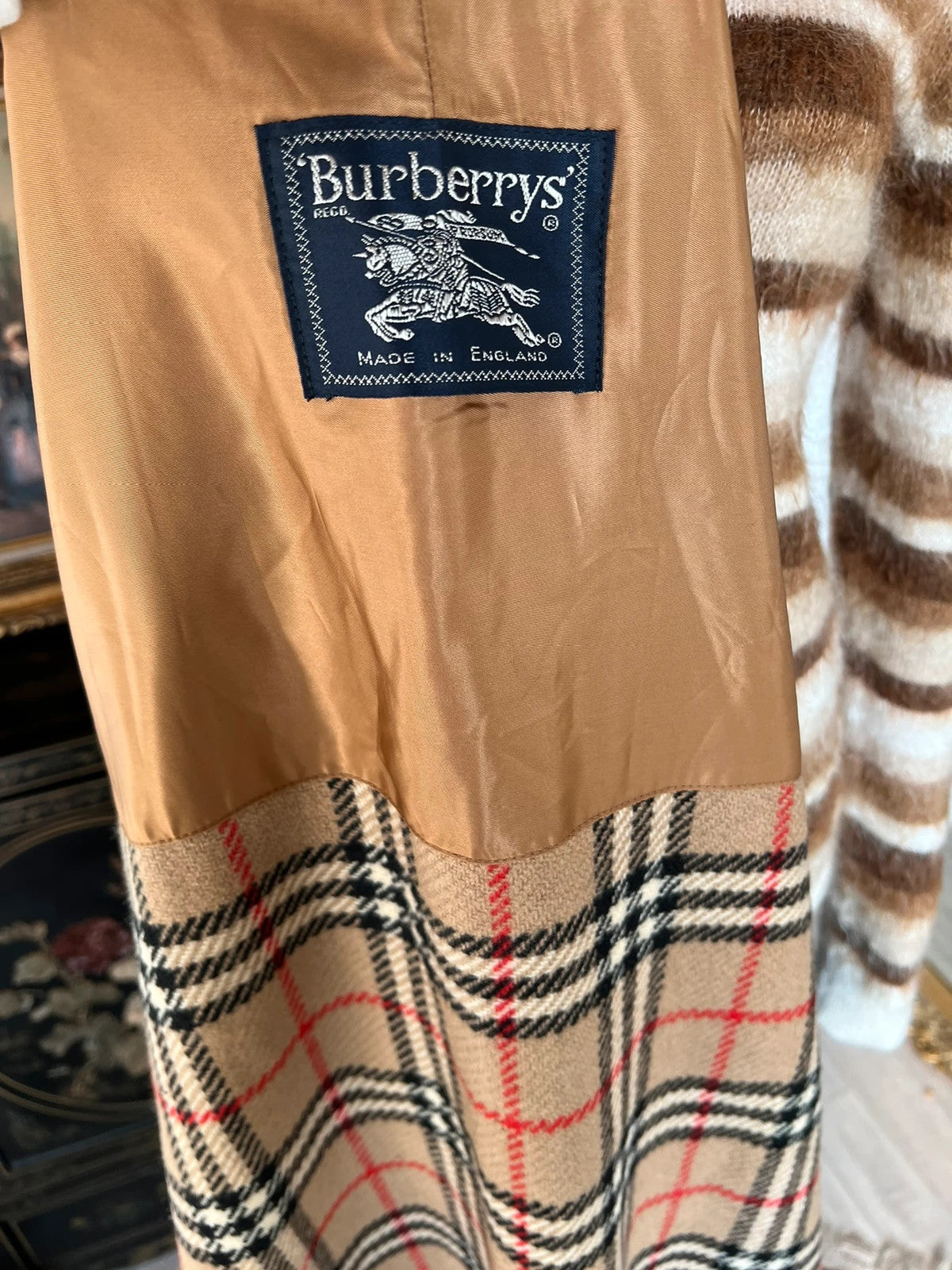 Burberry - Trenchcoat Beige - L 40 XL 42 - Vintage