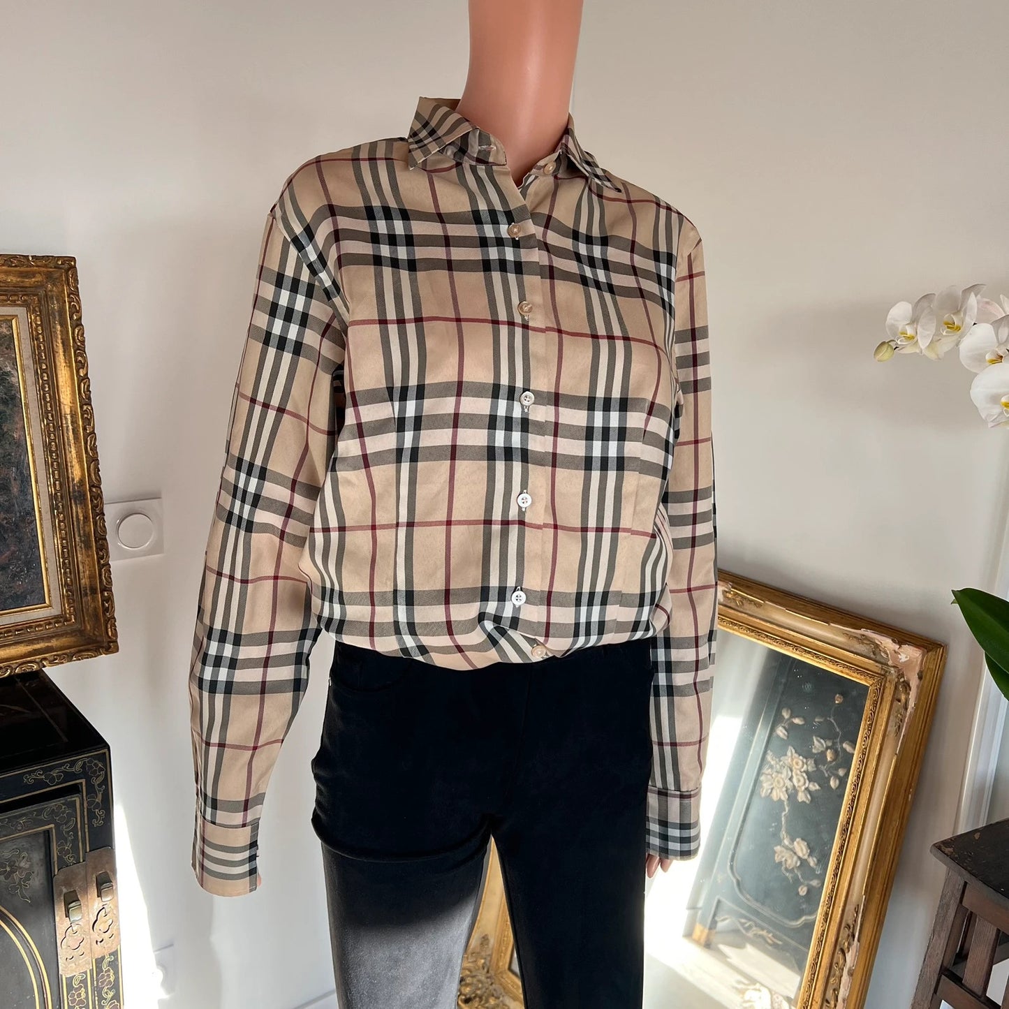 Burberry - Chemise - L 40 - Tartan