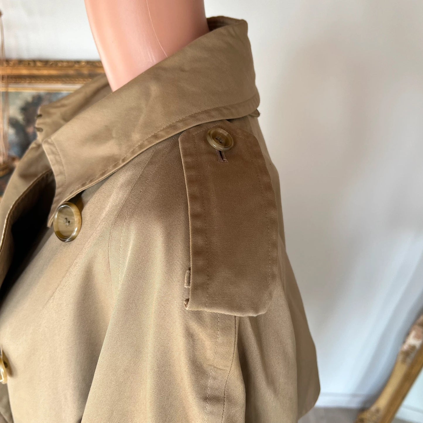 Burberry - Trenchcoat Beige - L 40 XL 42 - Vintage