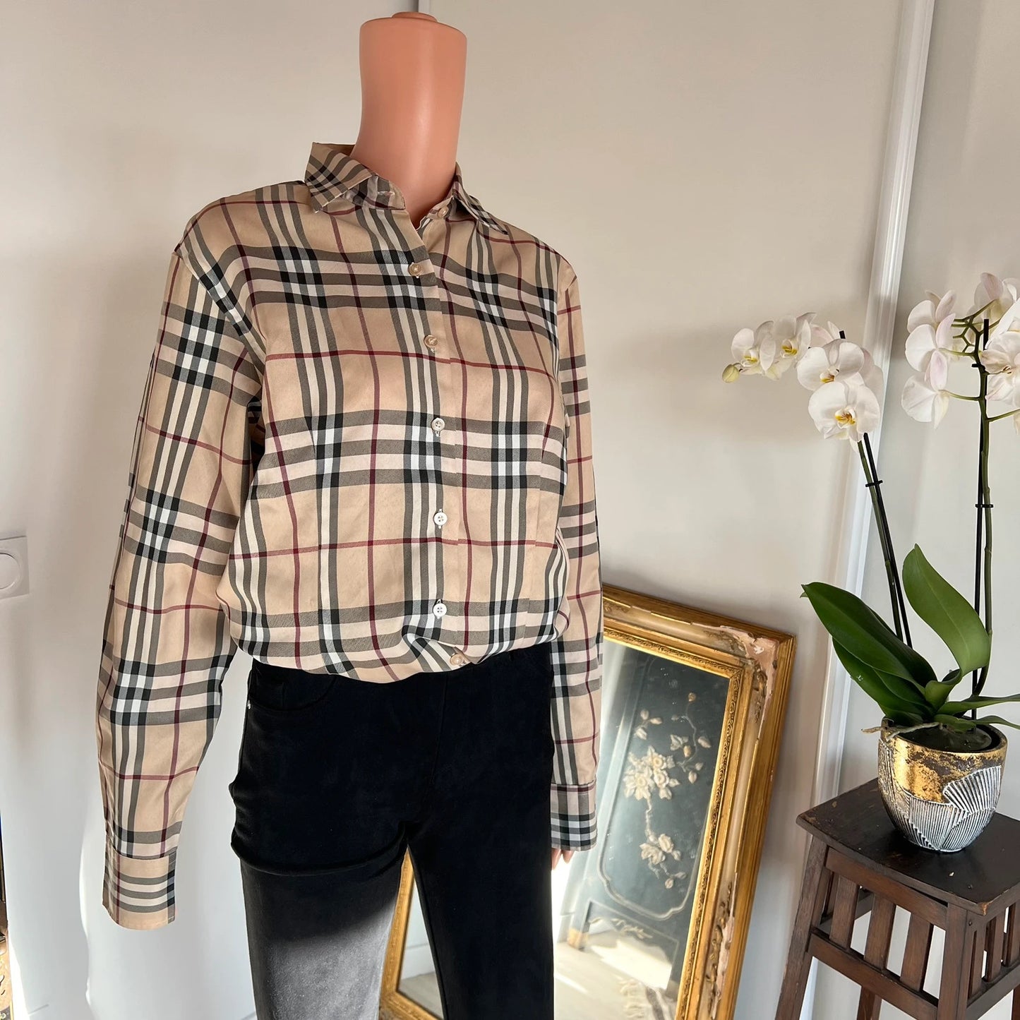 Burberry - Chemise - L 40 - Tartan